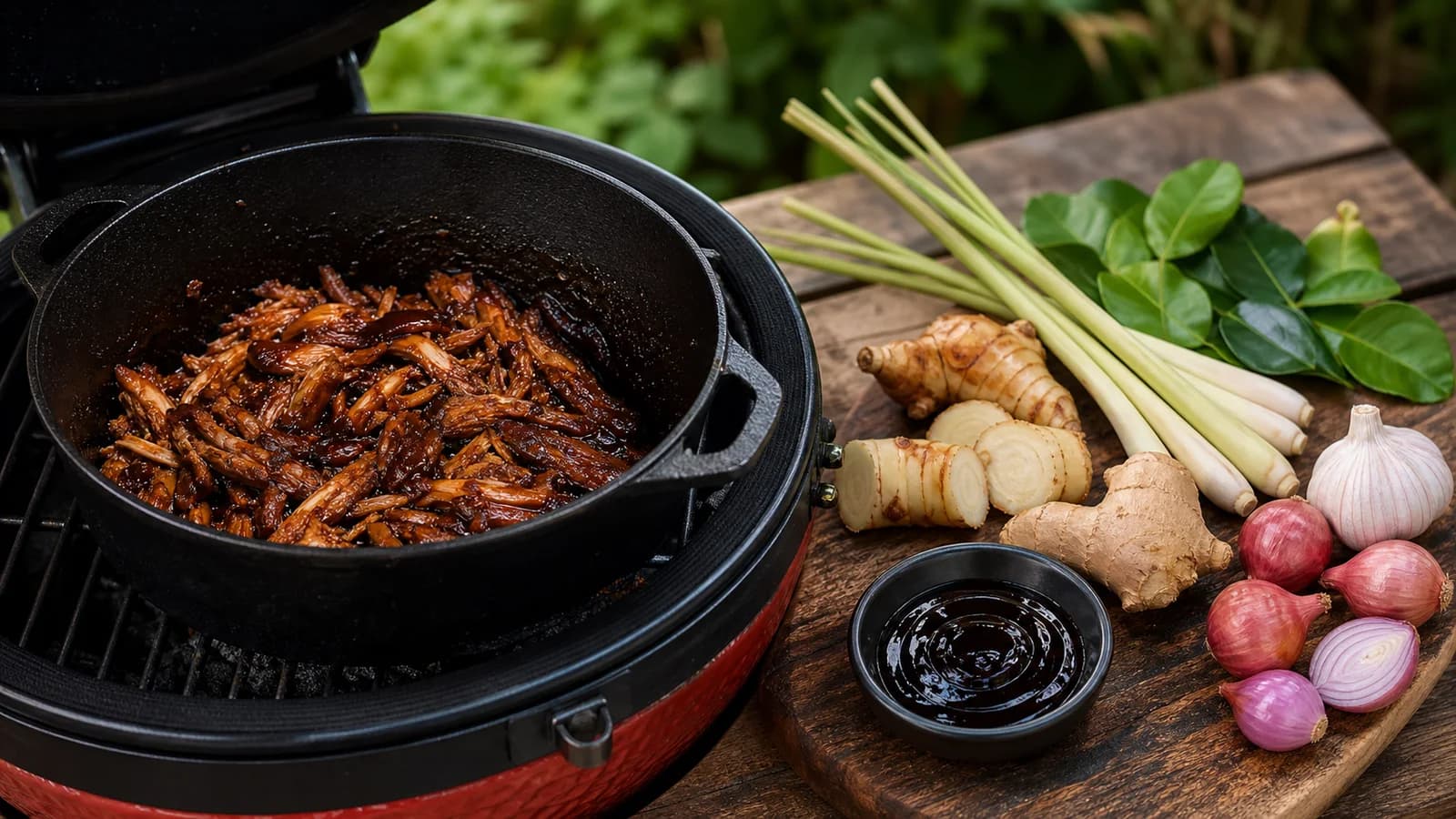 Ketjap and Indonesian flavours on the BBQ