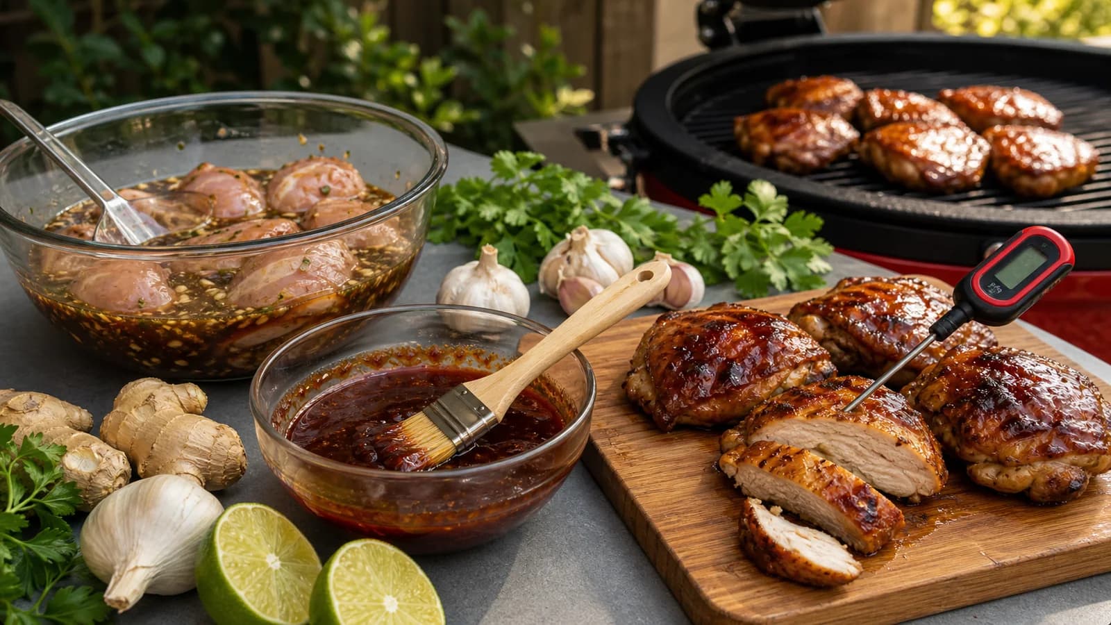 BBQ Marinaden, Saucen und Kerntemperaturen