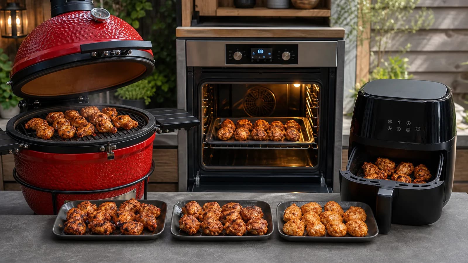 Converting BBQ recipes for oven or air fryer
