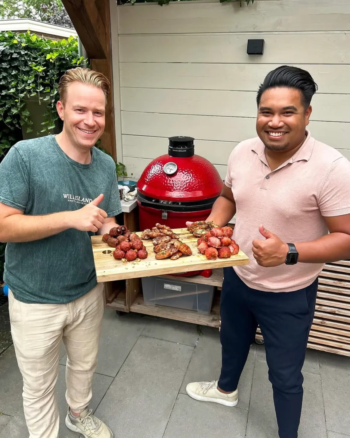 BBQ sessie op de Veluwe